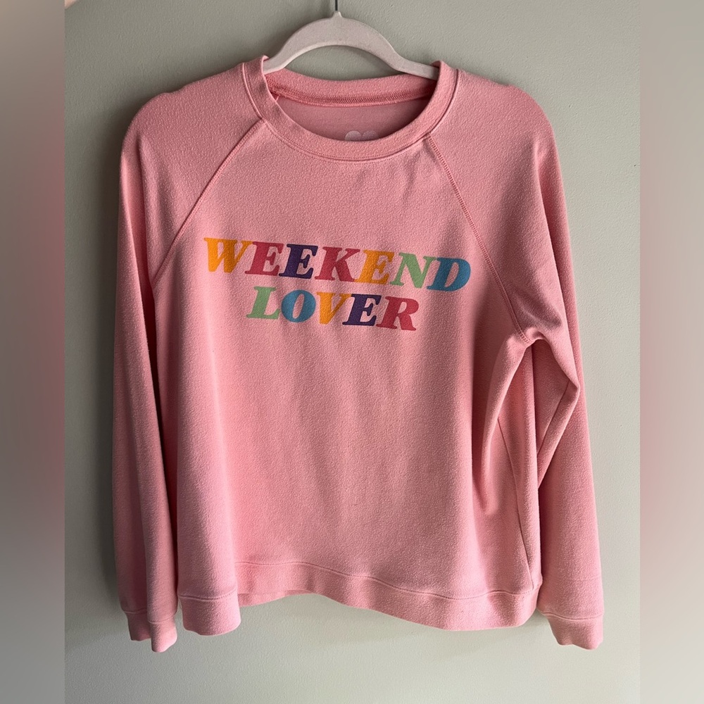 Pink Weekend Lover Sweatshirt